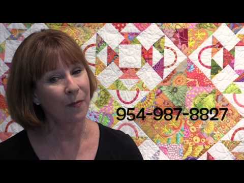 Alex Anderson At Once Upon A Quilt in Fort Lauderdale, Florida