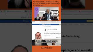 AS ALEGAÇÕES ABSURDAS de DINO, TOFFOLI e MORAES para JUSTIFICAR o INJUSTIFICÁVEL