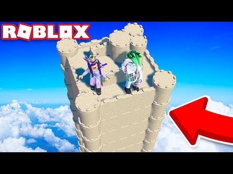 BUILDING THE BIGGEST SANDCASTLE IN ROBLOX! 🏰 (Roblox Sandcastle Simulator)