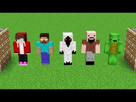 maizen jj + herobrine + entity 303 + notch + mikey