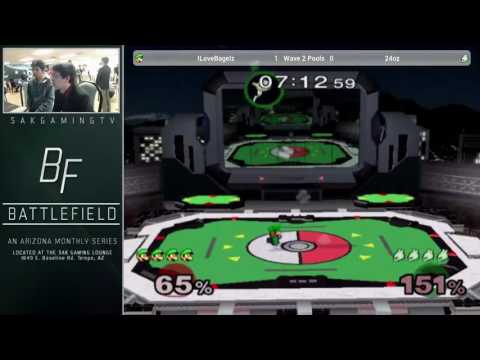 BF10 Wave 2 Pools - ILoveBagelz (Luigi) vs 24oz (Mewtwo)