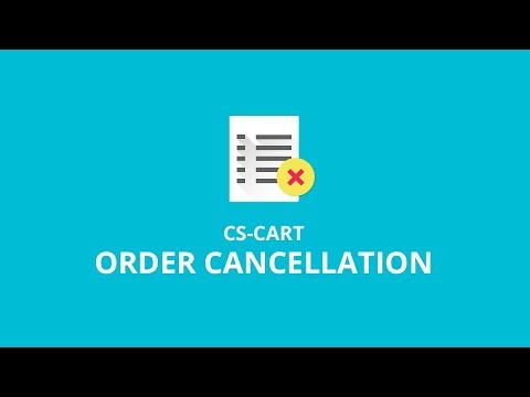 CS-Cart Order Cancellation