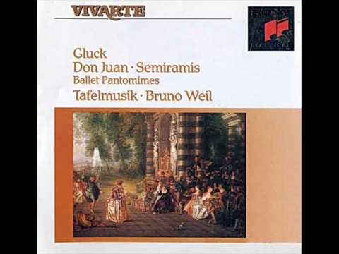 Glück, Don Juan, Sinfonía y 6 números, Tafelmusik, Bruno Weil.wmv