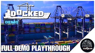 DOCKED | FULL DEMO PLAYTHROUGH