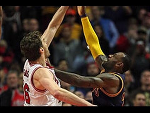 Pau Gasol's Game Saving Block on LeBron James