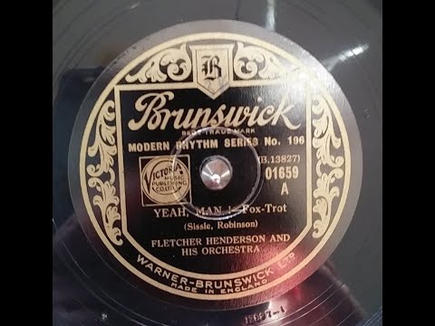 FLETCHER HENDERSON AND HIS ORCHESTRA – YEAH MAN – Brunswick 01659