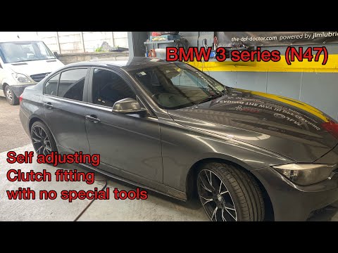 BMW N47, self adjusting clutch fitting with no special tools