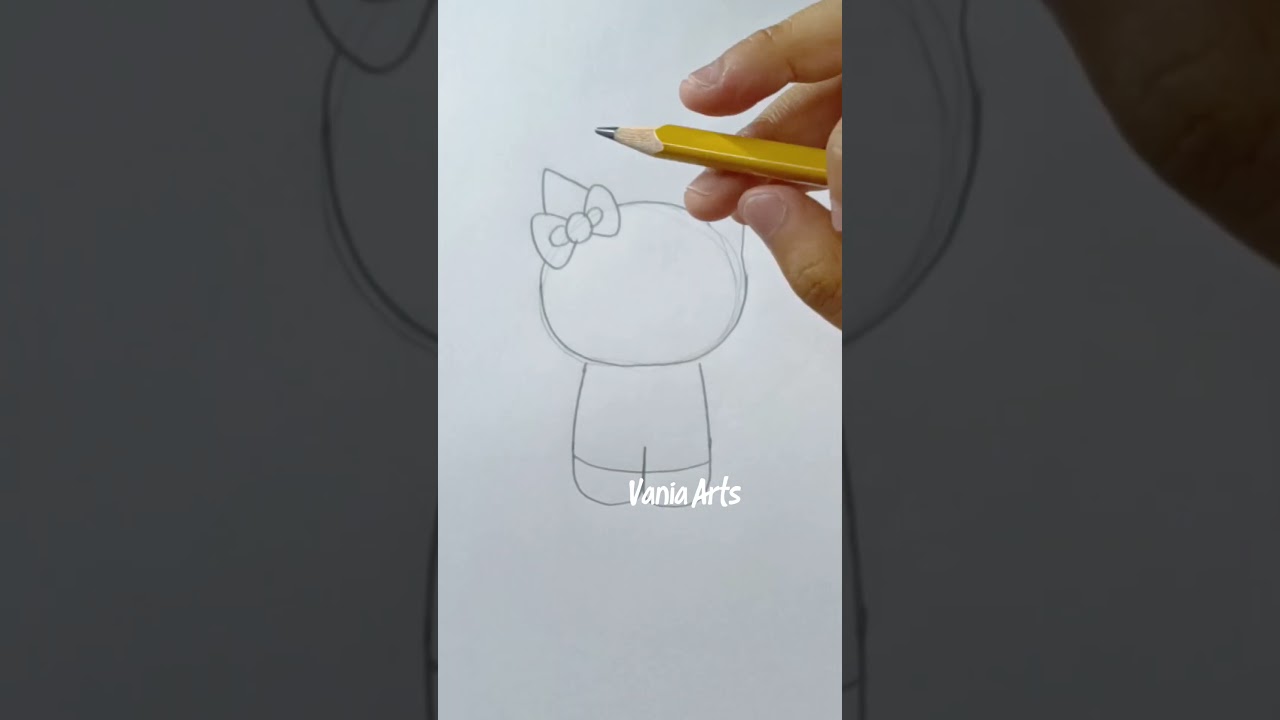 How to DRAW HELLO Kitty #drawing #dibujo #art #draw #tutorial