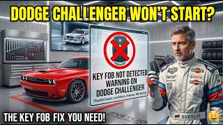 Why Your Dodge Challenger Says "Key Fob Not Detected" & How to Start It