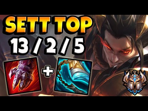 SETT vs IRELIA [ TOP ] Lol Korea Challenger Patch 11.9 ✅