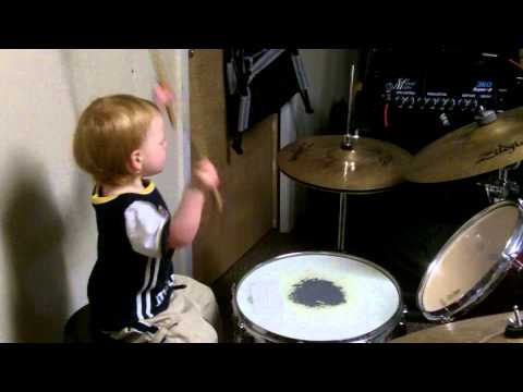 Asher on drums- this kid rocks!