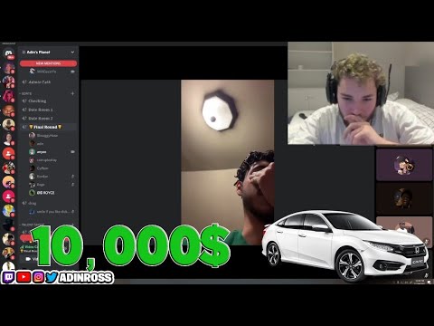 ADIN ROSS BUYS A VIEWER 10,000$ CAR!