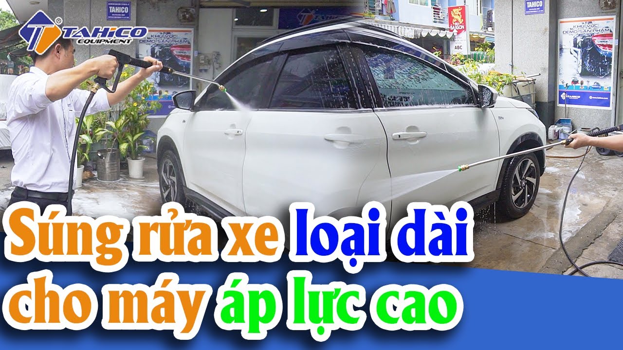 Súng rửa xe dài cho máy áp lực cao xe du lịch 15