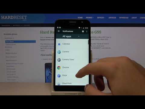 How to Turn On / Off Apps Notifications in Motorola Moto G5S Plus – Personalize App Notifications