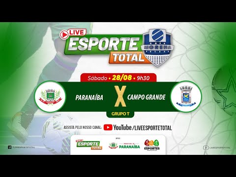 PARANAÍBA X CAMPO GRANDE - COPA MORENA DE FUTSAL 2021   -   2ª FASE  -  GRUPO T
