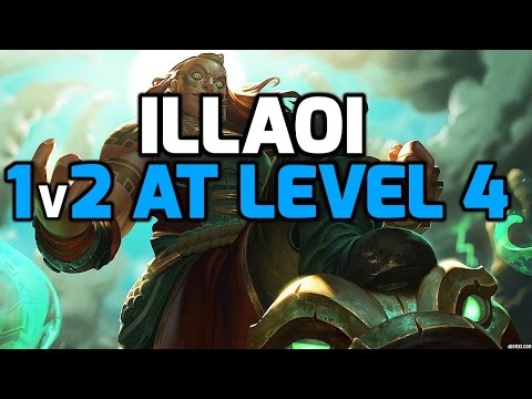 Illaoi is so OP with grasp of the undying!!! 1v2 at level 4 while getting ganked