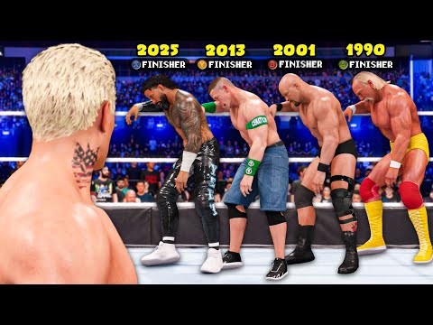 So i gave every royal rumble winner unlimited finishers..