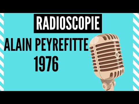 Alain PEYREFITTE - 1976 ● Jacques Chancel ● │ RADIOSCOPIE