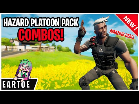 *NEW* COMBOS for HAZARD PLATOON PACK in Fortnite (Fortnite Battle Royale)