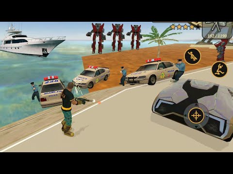 Vegas Crime Simulator (Vegas Hero Fight Group Robot Car) Grenade Launcher 2.0 Damage Machines