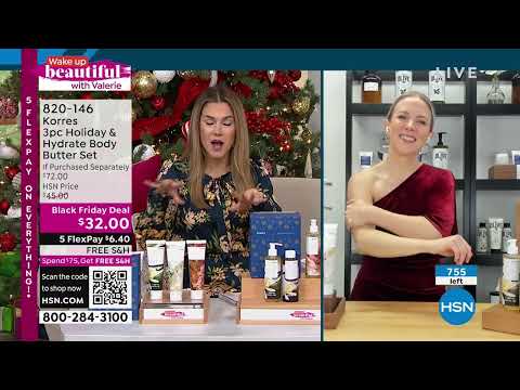 Korres – 3-teiliges Holiday Hydrate Body Butter Set