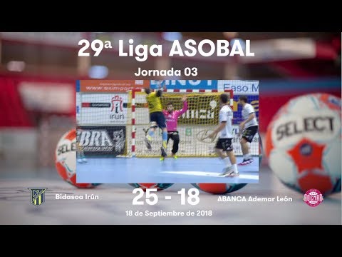 LIGA ASOBAL J03: Bidasoa Irún - ABANCA Ademar León 25-18