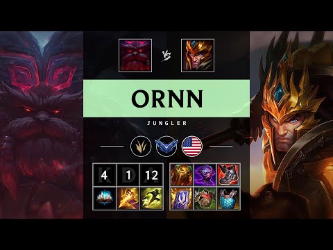 Ornn Jungle vs Jarvan IV - NA Diamond Patch 25.20