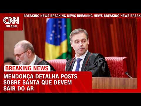 Mendonça detalha a plataformas exclusão de posts sobre Flávio e padroeira | LIVE CNN