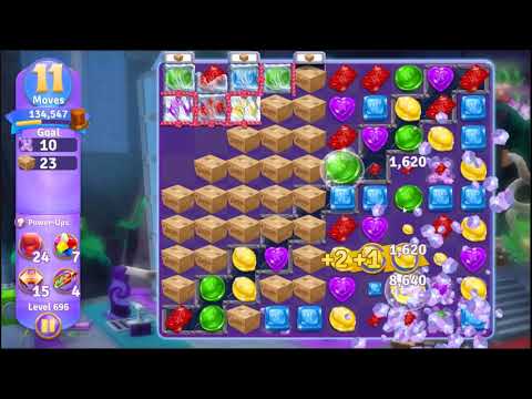 Wonka's World of Candy Level 696 - NO BOOSTERS + FULL STORY 🍫 | SKILLGAMING ✔️