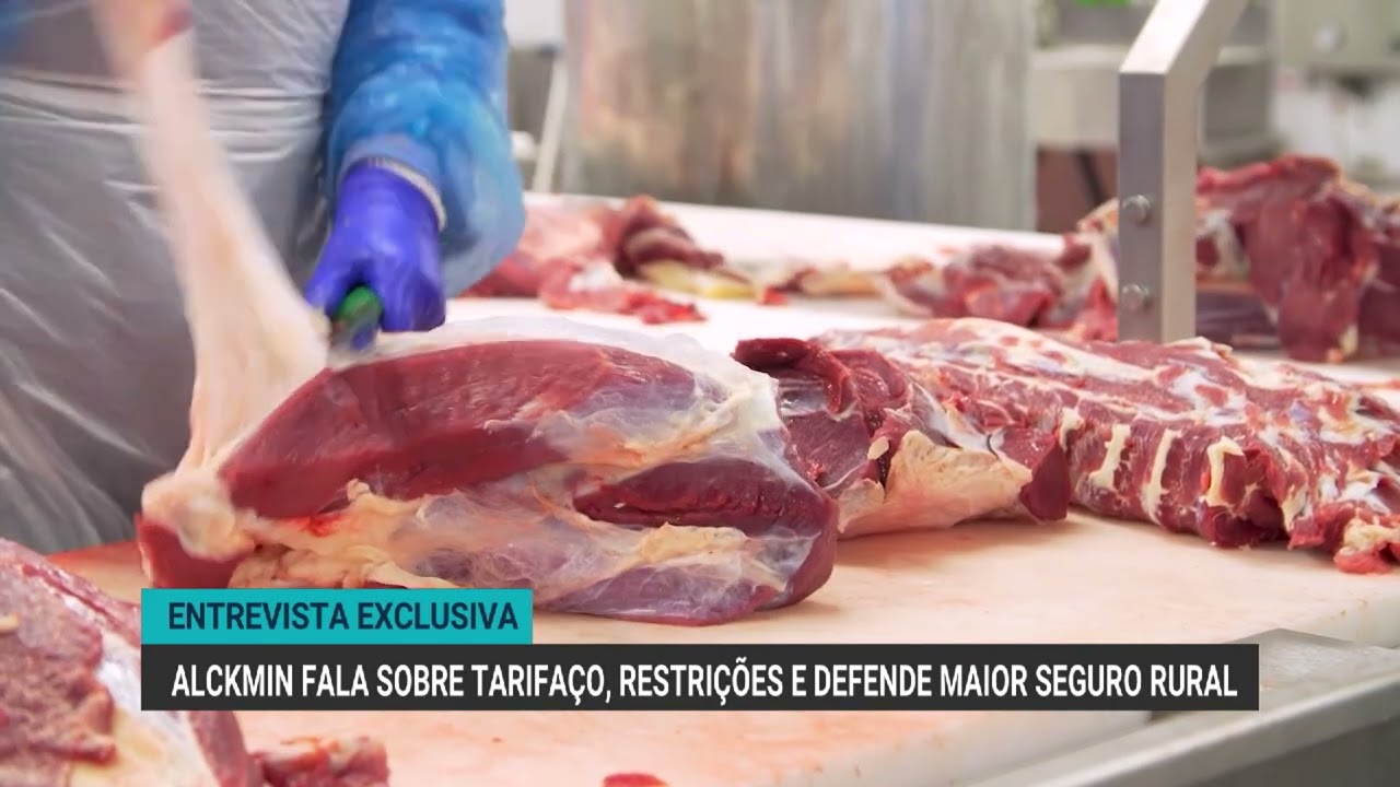 Geraldo Alckmin fala sobre tarifaço, exportações, seguro rural e reforma tributária