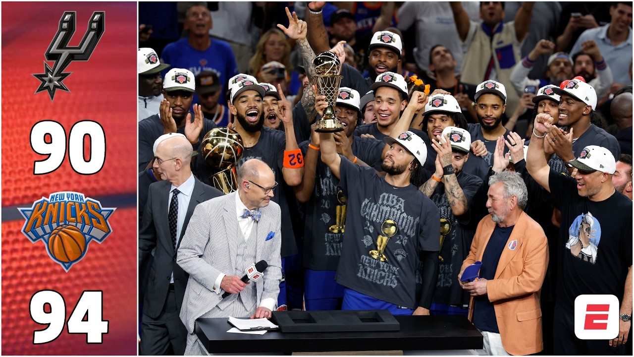 HISTÓRICO. KNICKS SON LOS CAMPEONES de la NBA tras remontar las FINALES ante SPURS | NBA