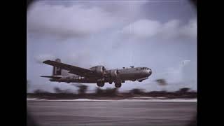 Download lagu USAAF B-29 Superfortress massive launching for a raid over Japan in 1945 mp3