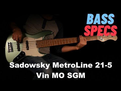 Бас-гитара SADOWSKY MetroLine 21-Fret Vintage J/J Bass, Alder, 4-String (Solid Sage Green Metallic Satin) - фото 1 - id-p1323513406