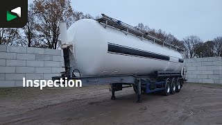 Benalu Benalu 60M3 3 axles TUV 02/26 60m3 silo tank trailer for sale - Image 4 | Autoline GH Benalu Benalu 60M3 3 axles TUV 02/26 60m3 silo tank trailer | Image 4 - Autoline