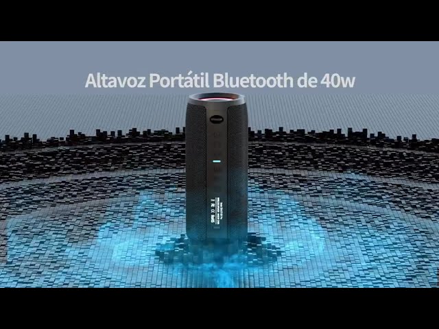 Vídeo relacionado con Zealot Altavoz Portátil Bluetooth con Luz LED, Altavoz Exterior Inalámbrico, 40W Graves Estéreo Potentes, Autonomía de 30 Horas, Puerto de AUX, USB, Micro SD/TF, Bluetooth 5.2 y IPX6 Impermeable