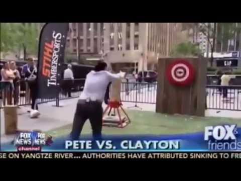 Fox News Host Hits Man With Axe
