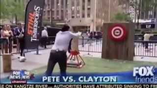 Fox News Host Hits Man With Axe