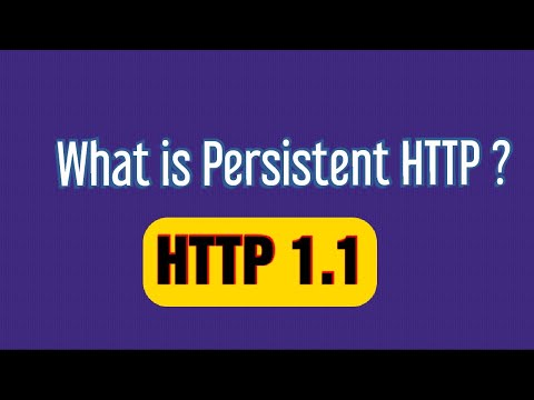 480pWhat is Persistent HTTP.