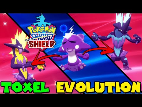 Evolving TOXEL to TOXTRICITY in Pokemon Sword & Shield - All Toxtricity Forms