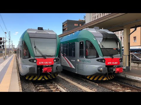 TRENI PASSEGGERI e merci ALLA STAZIONE di Brescia!