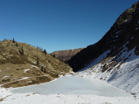 Lago di San Bernolfo ~ Valle Stura ~ Piemonte, Italy ~ 4K Aerial drone