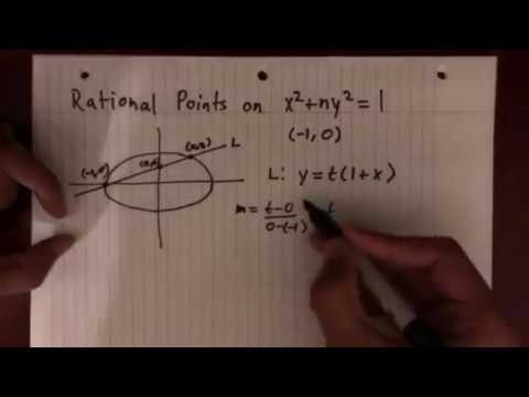 Rational Points on x^2 + ny^2=1