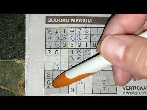 A quick spectacular Medium Sudoku puzzle (with a PDF file) 10-10-2019