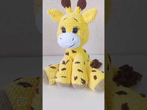 Такая милая жирафочка получилась😁😍 #вязаныеигрушки #плюшевыеигрушкикрючком #amigurumi #handmade