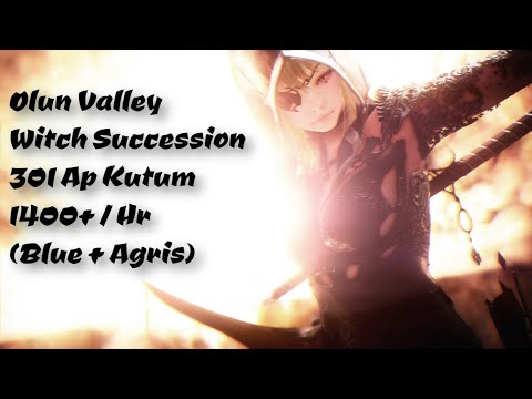 Olun Valley Witch Succession 301 Ap Kutum 1400+ /Hr (Blue Scroll + Agris)