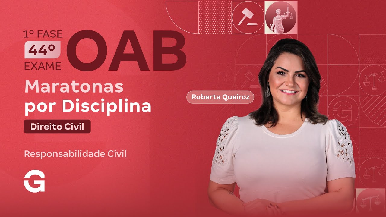 1ª fase do 44º Exame OAB: Maratonas por Disciplina | Direito Civil: Responsabilidade Civil