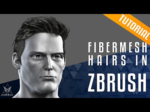 Zbrush Fibermesh - How to create hairs in Zbrush using fibermesh