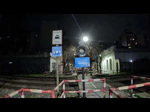 Cruce Tren Fray Luis Beltran 3 - Flores - Railroad Crossing Argentina 4K