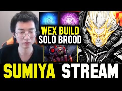 SUMIYA Wex Build Invoker vs Broodmother | Sumiya Invoker Stream Moment #440