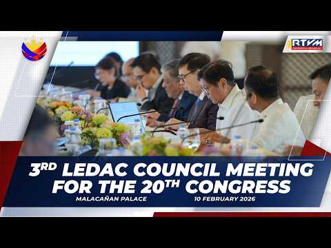 3rd Legislative-Executive Development Advisory Council (LEDAC) Full Meeting of the 20th Congress